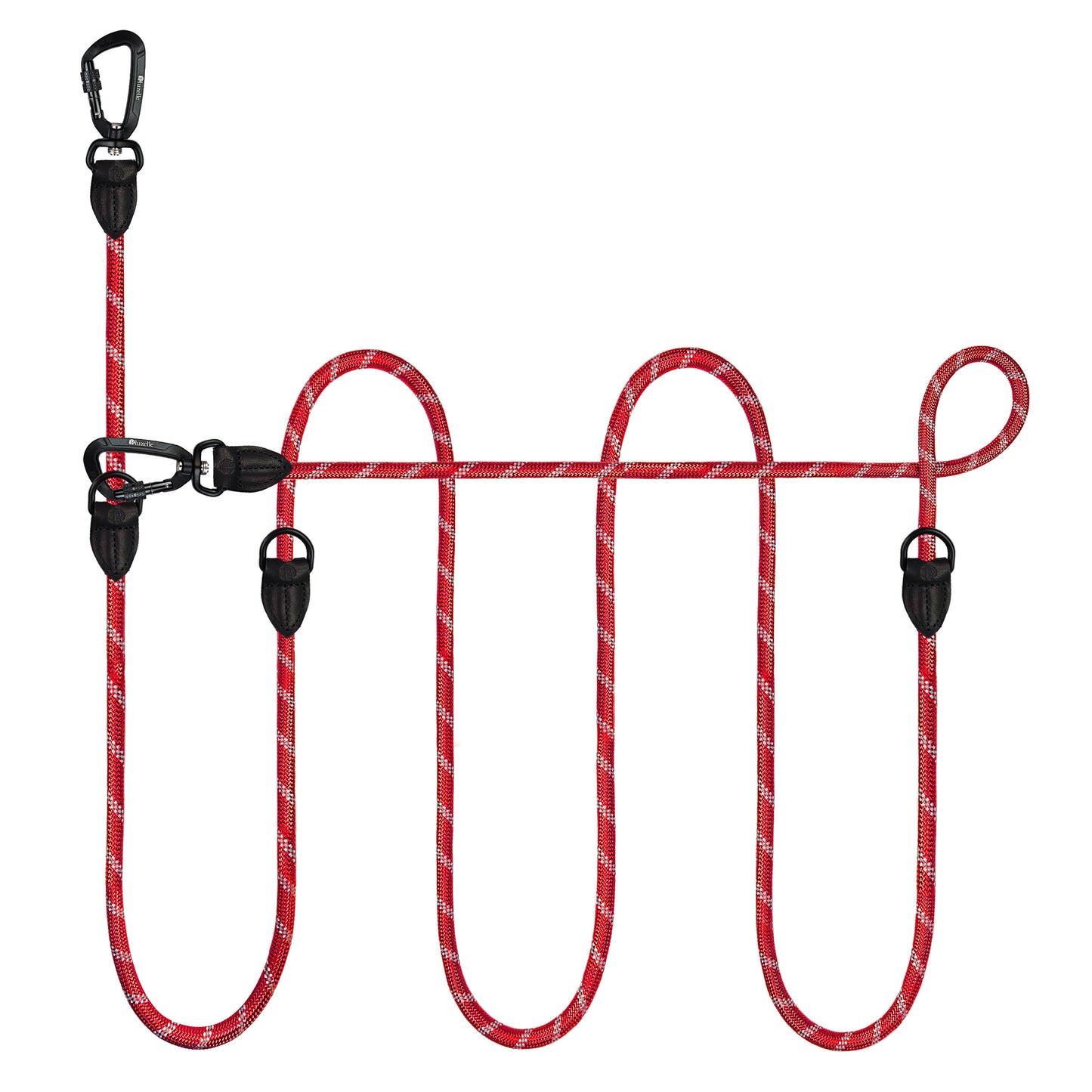 Bluzelle OutdoorFlex Hundeleine – 3-in-1 Multifunktionsleine mit Reflektoren