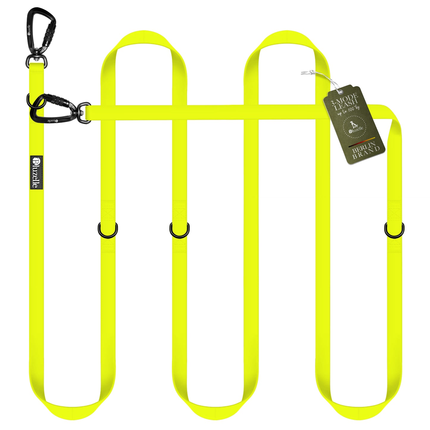 Bluzelle WeatherGuard 3m PVC-Hundeleine – Multifunktional & Wetterfest