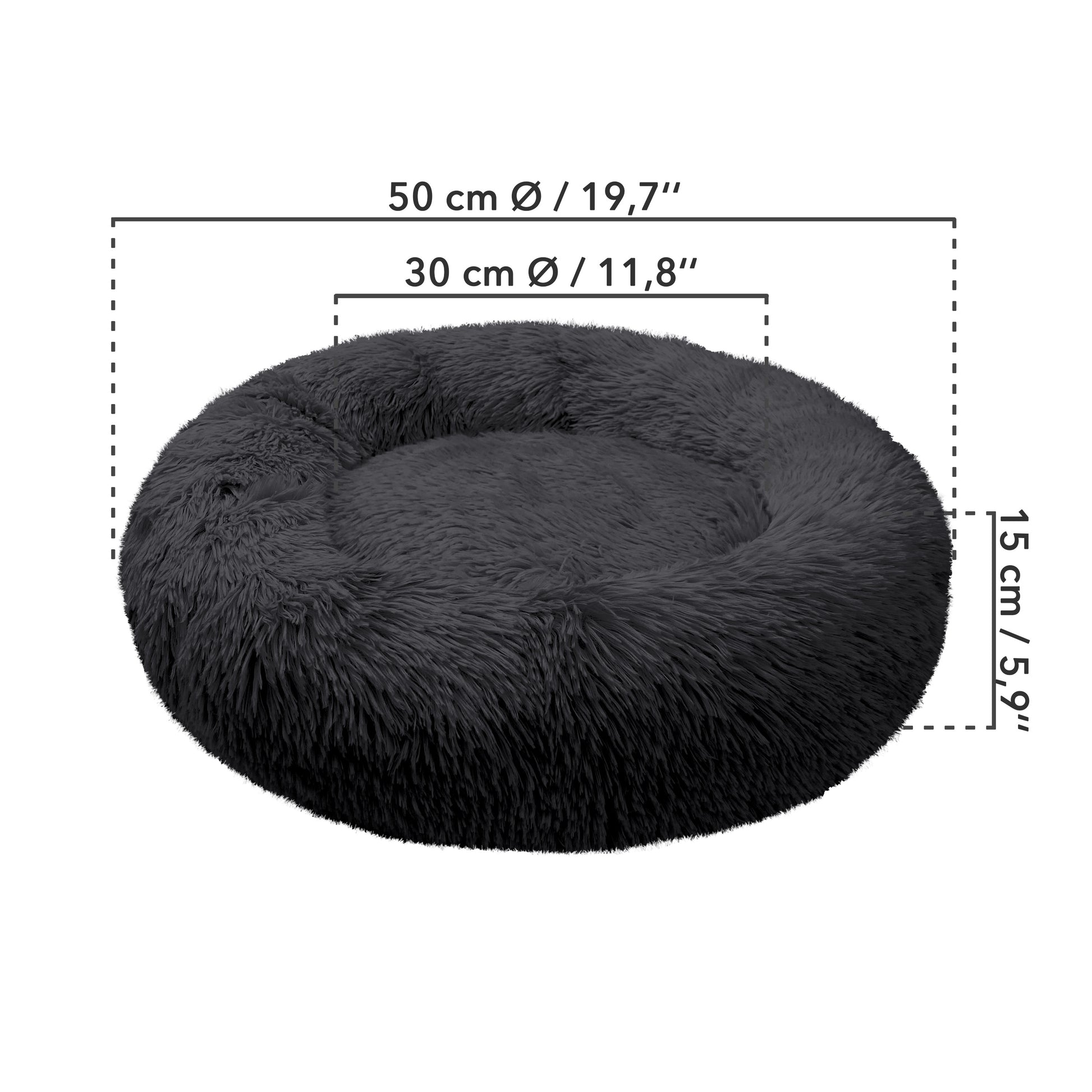 Bluzelle Pawfect Orthopedic Donut Tierbett – Orthopädischer Komfort für Hunde & Katzen