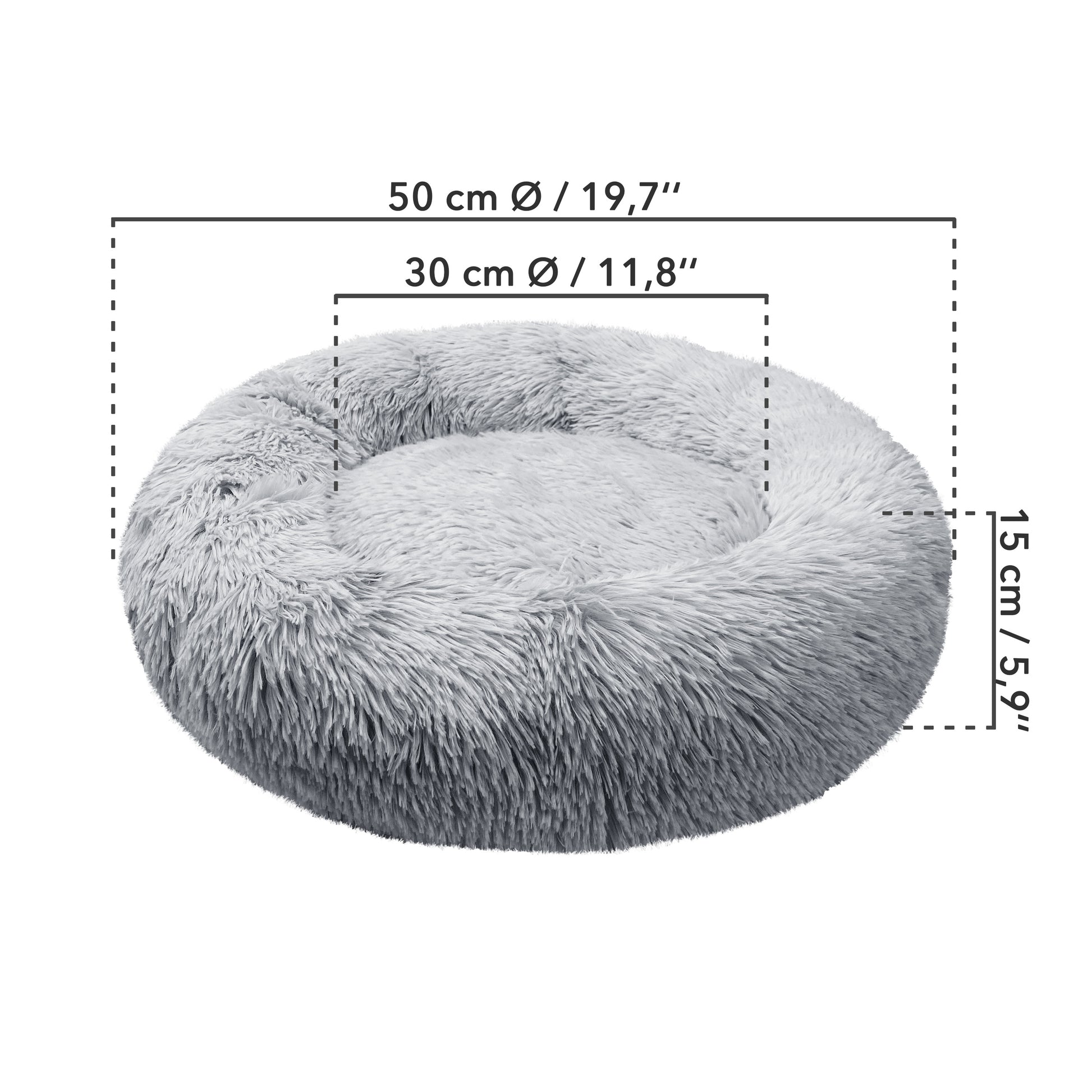 Bluzelle Pawfect Orthopedic Donut Tierbett – Orthopädischer Komfort für Hunde & Katzen
