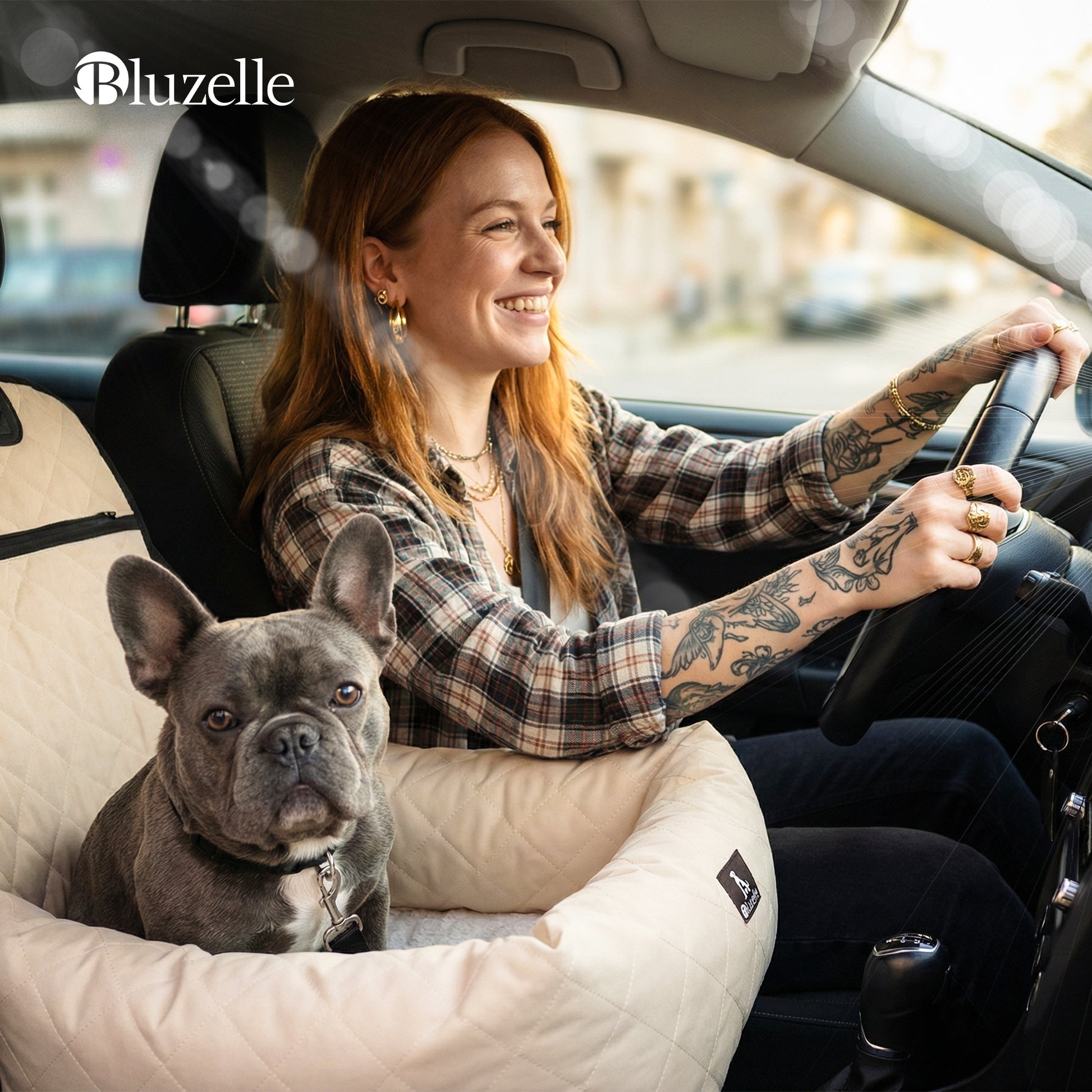 Bluzelle TravelBuddy Hunde Autositz – Sicherheit & Komfort für unterwegs