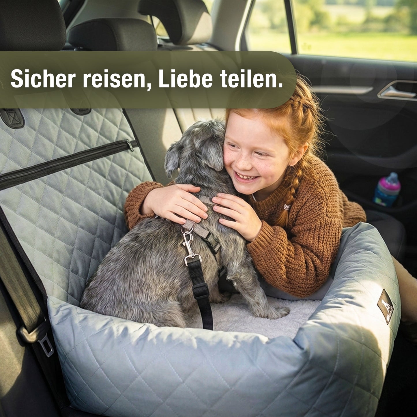 Bluzelle TravelBuddy Hunde Autositz – Sicherheit & Komfort für unterwegs