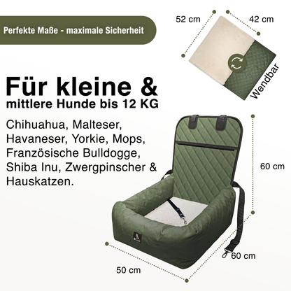 Bluzelle TravelBuddy Hunde Autositz – Sicherheit & Komfort für unterwegs