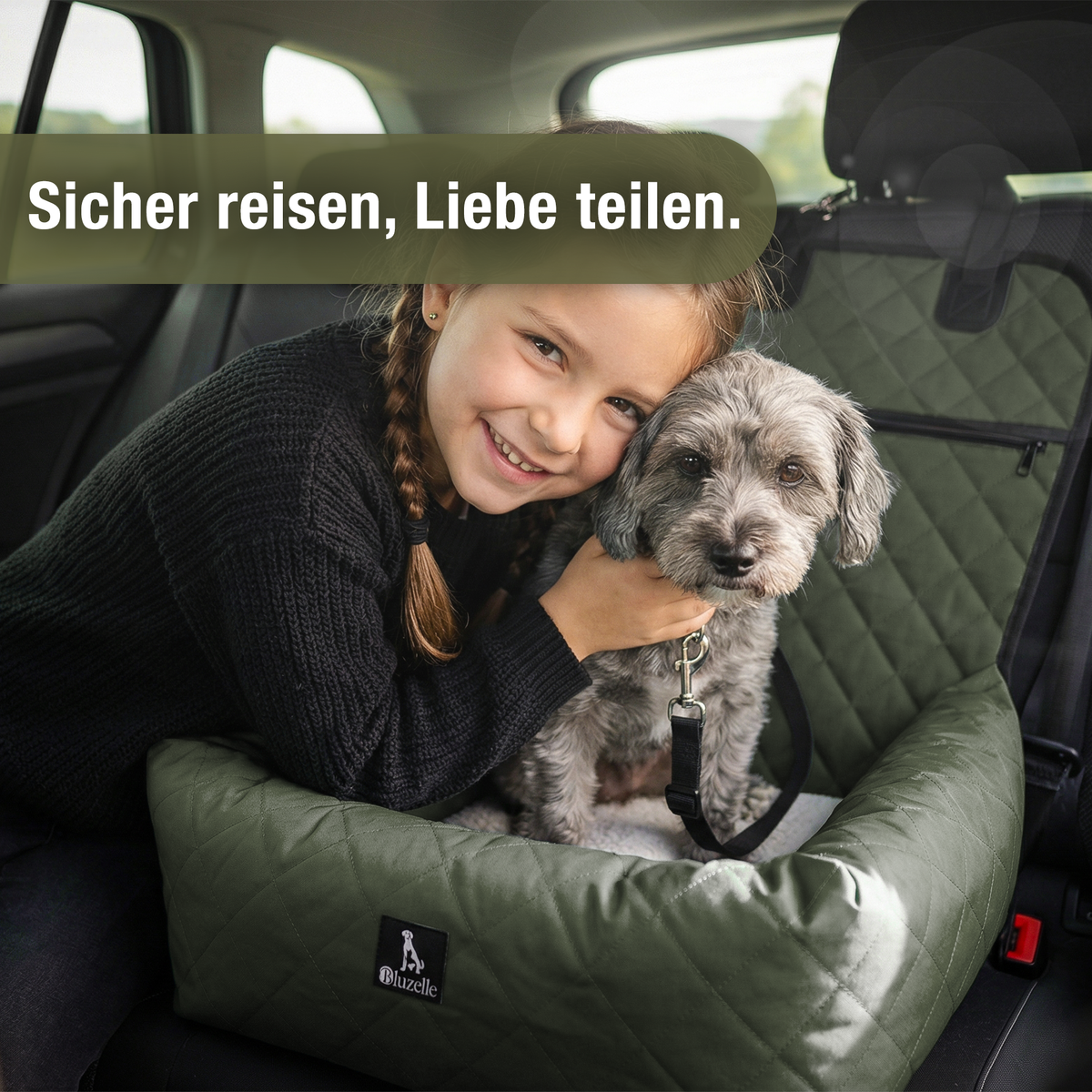 Bluzelle TravelBuddy Hunde Autositz – Sicherheit & Komfort für unterwegs