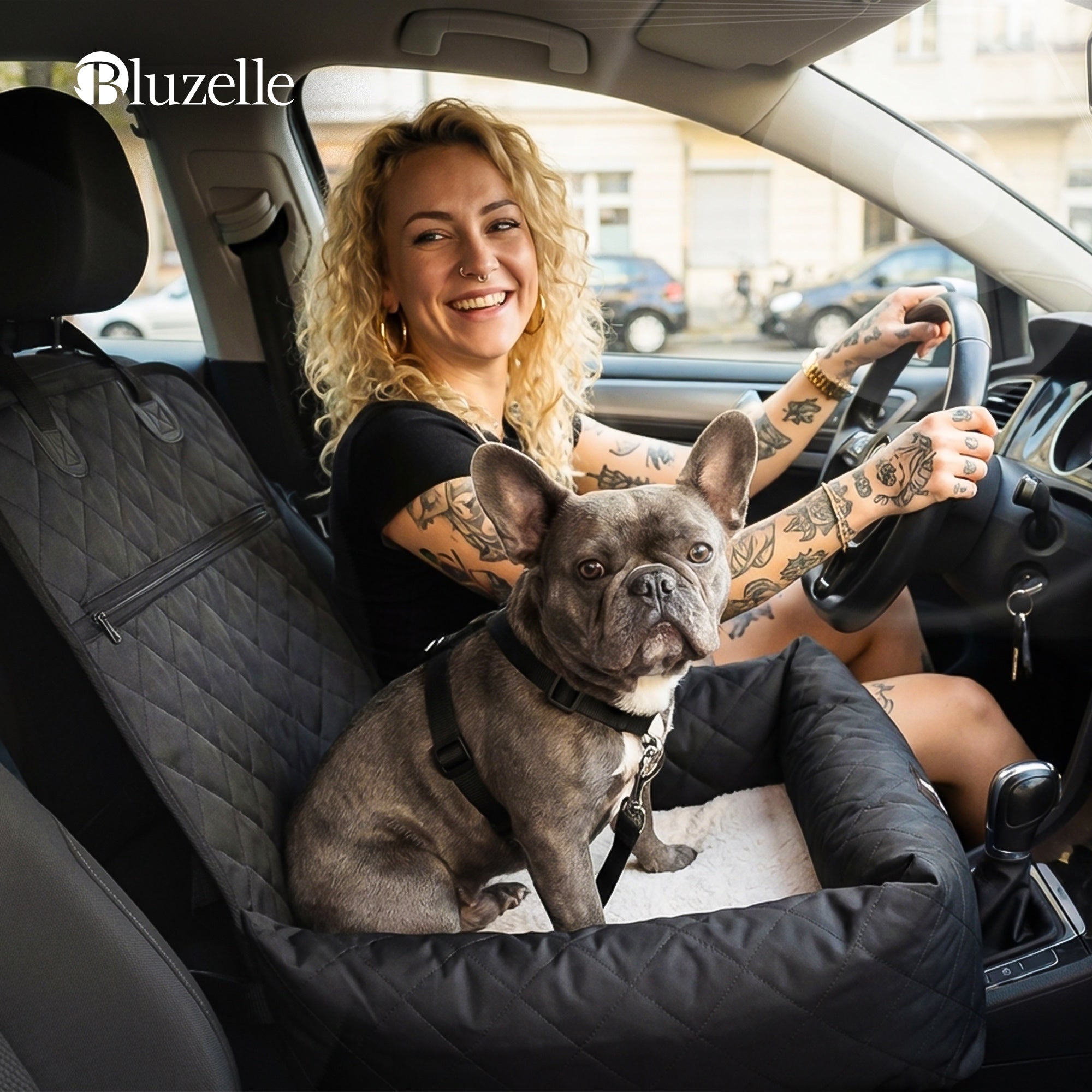 Bluzelle TravelBuddy Hunde Autositz – Sicherheit & Komfort für unterwegs