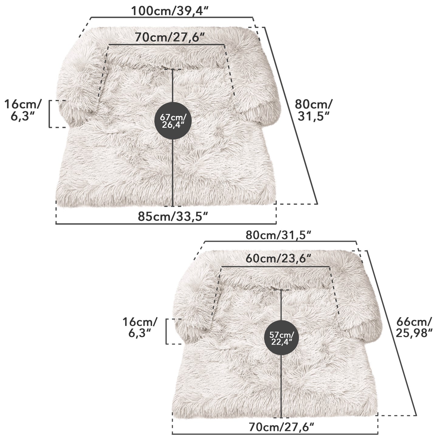 Bluzelle CouchMate Sofaauflage Hundebett – Schutz & Komfort für Zuhause und Auto