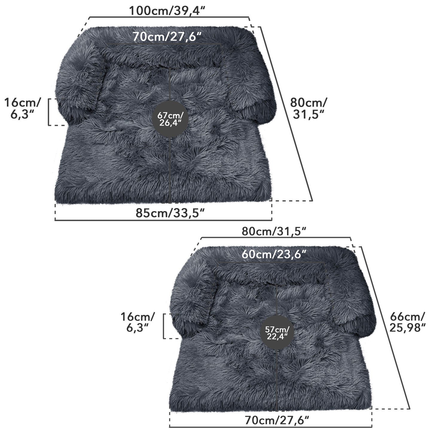 Bluzelle CouchMate Sofaauflage Hundebett – Schutz & Komfort für Zuhause und Auto