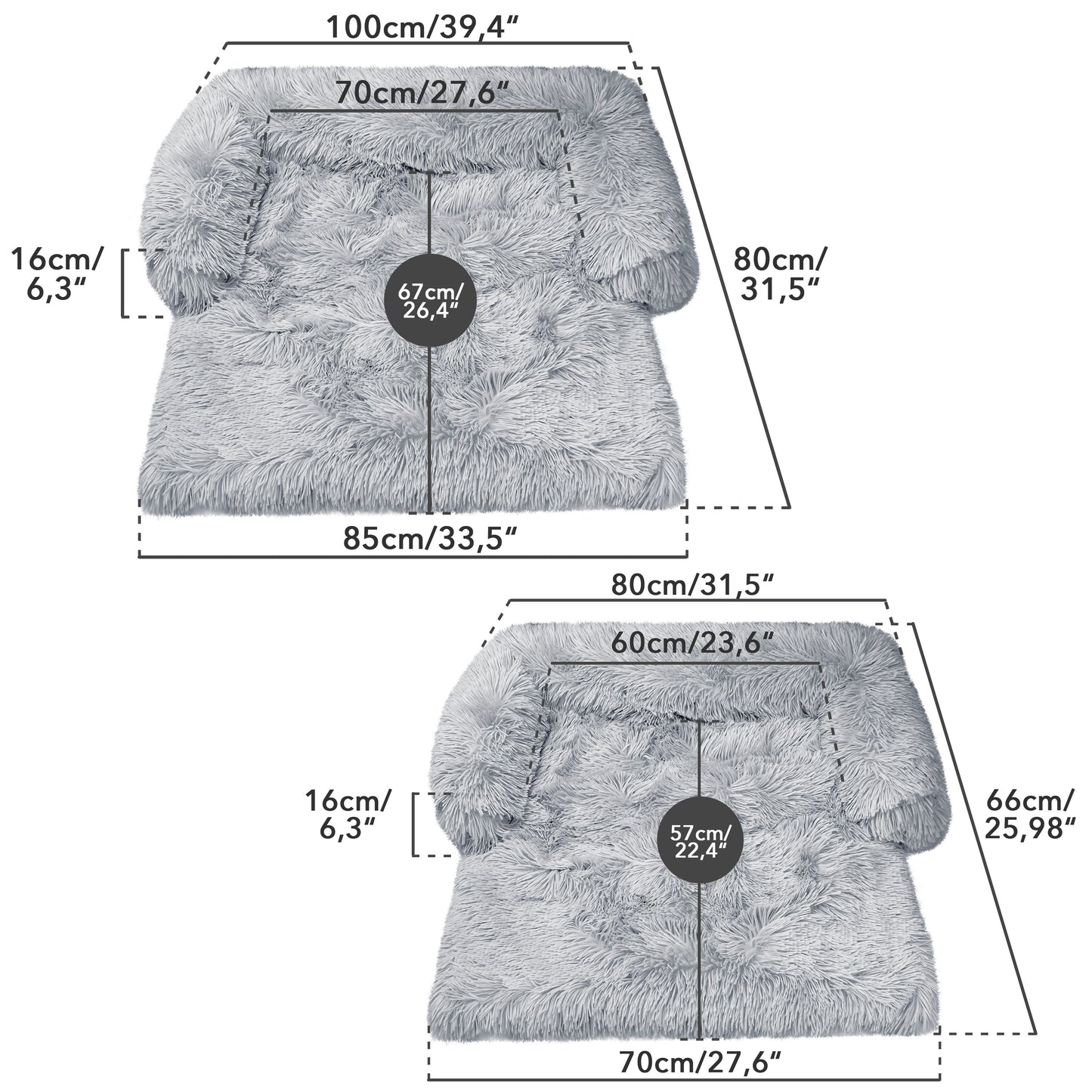 Bluzelle CouchMate Sofaauflage Hundebett – Schutz & Komfort für Zuhause und Auto