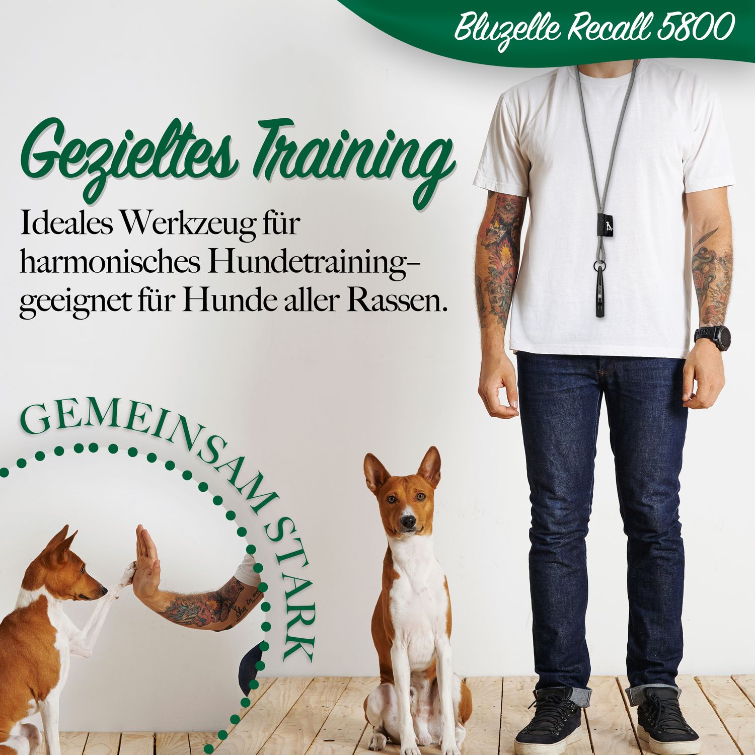 Bluzelle Recall 5800 Profi Hundepfeife – Präzision & Kontrolle für dein Training