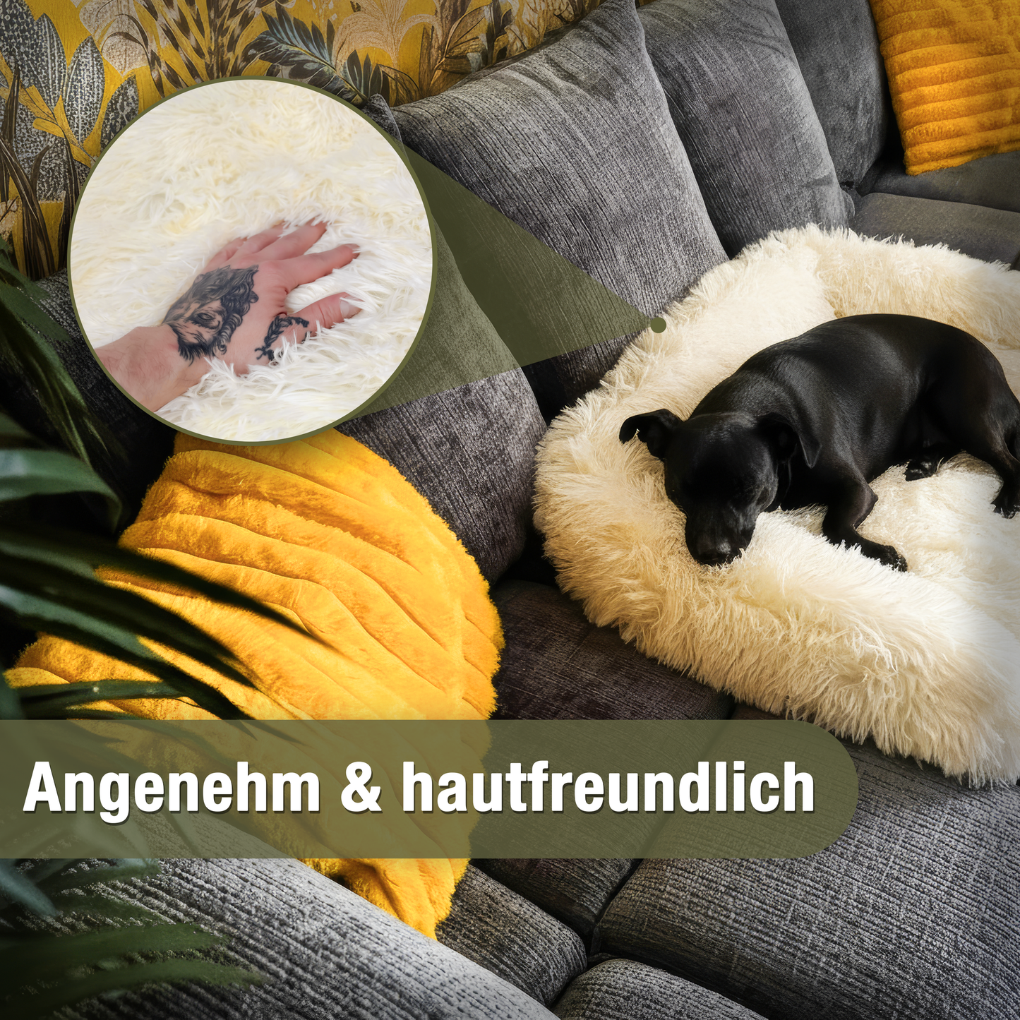 Bluzelle CouchMate Sofaauflage Hundebett – Schutz & Komfort für Zuhause und Auto