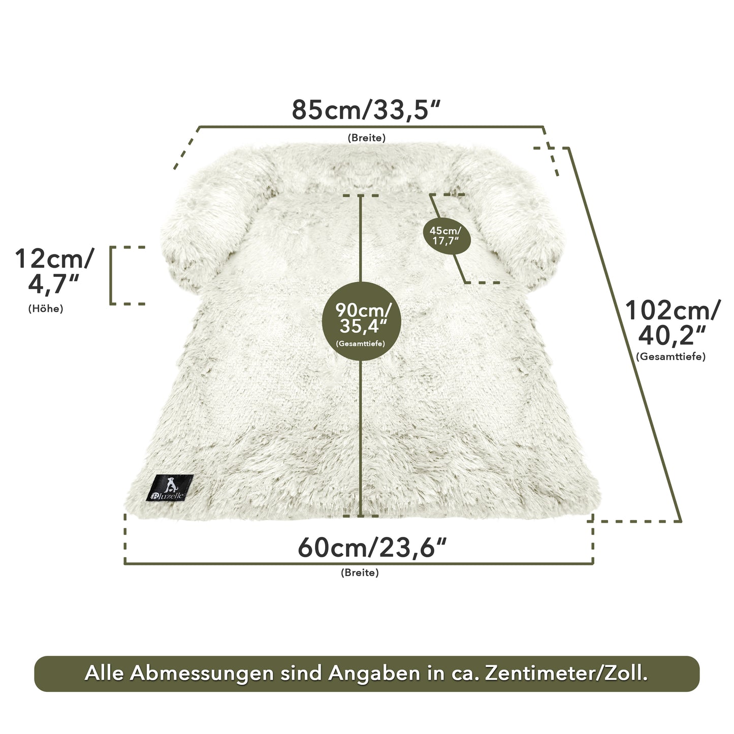 Bluzelle CouchMate Sofaauflage Hundebett – Schutz & Komfort für Zuhause und Auto