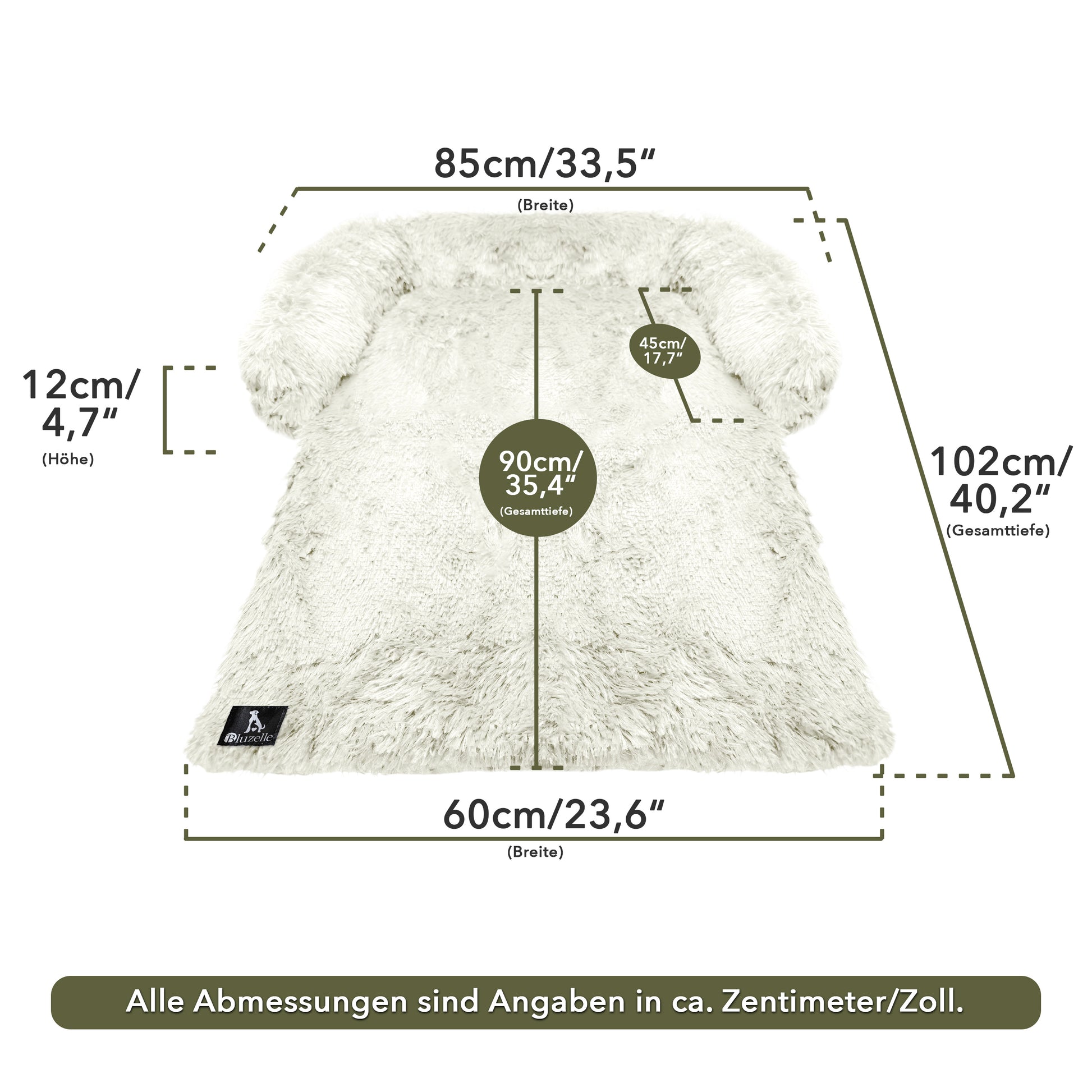 Bluzelle CouchMate Sofaauflage Hundebett – Schutz & Komfort für Zuhause und Auto