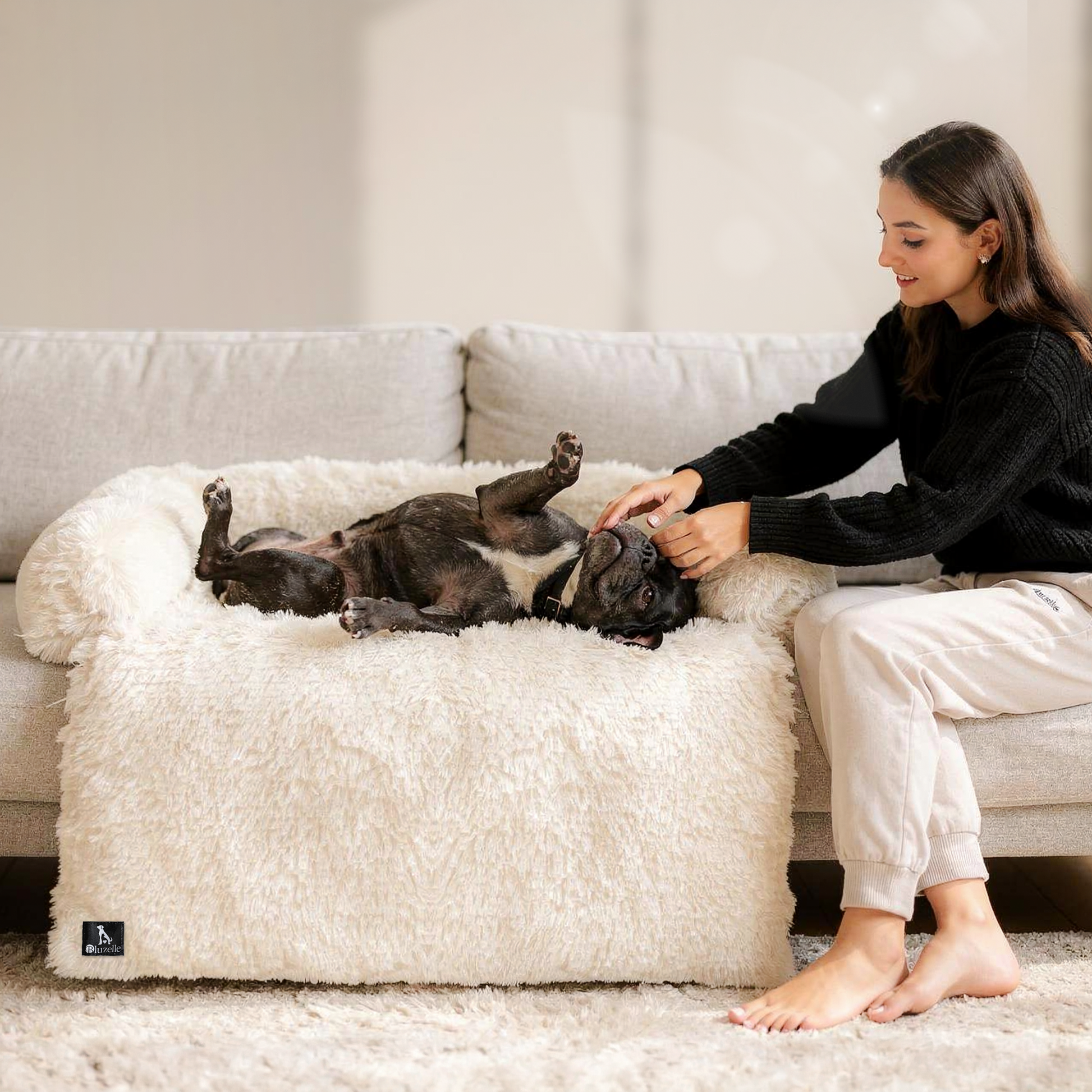 Bluzelle CouchMate Sofaauflage Hundebett – Schutz & Komfort für Zuhause und Auto