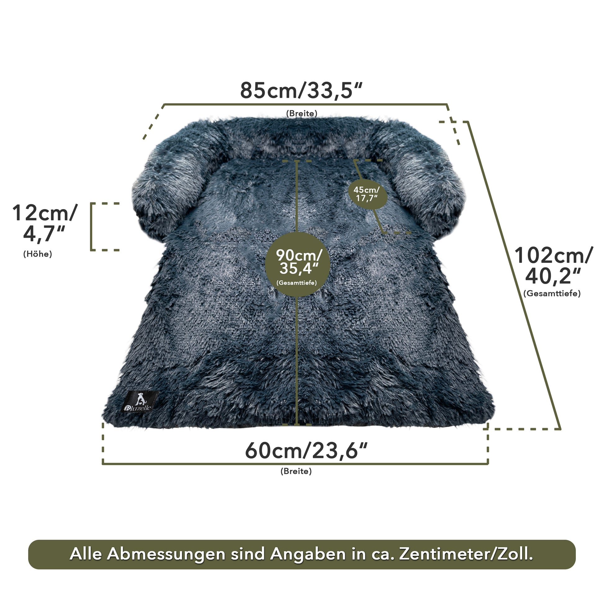 Bluzelle CouchMate Sofaauflage Hundebett – Schutz & Komfort für Zuhause und Auto