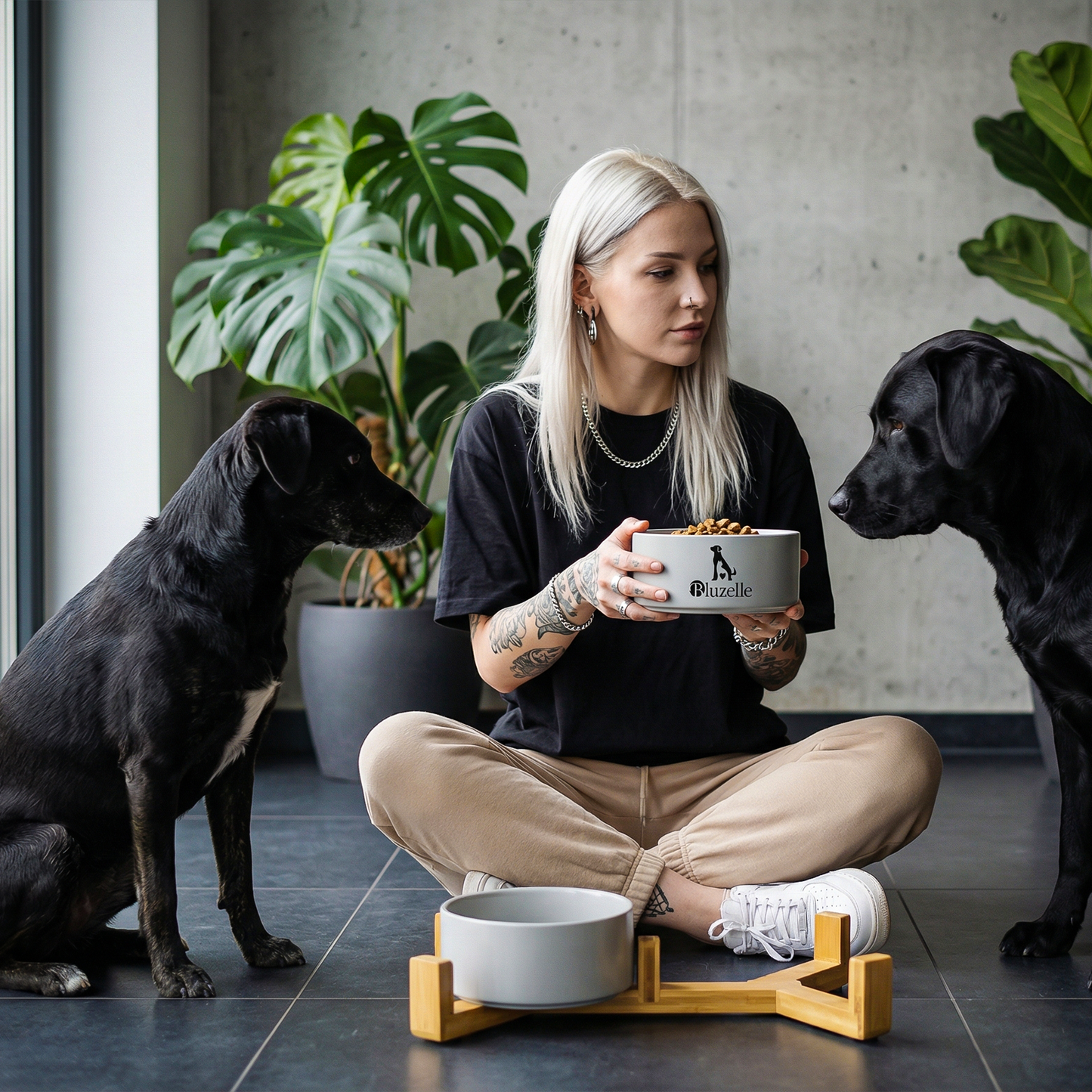 Bluzelle Balance Bowl Hundenapf 2-in-1 XXL 850ml