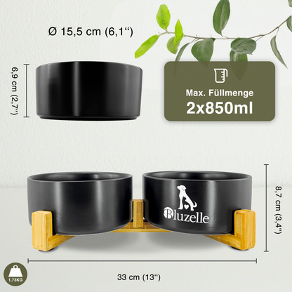 Bluzelle Balance Bowl Hundenapf 2-in-1 XXL 850ml