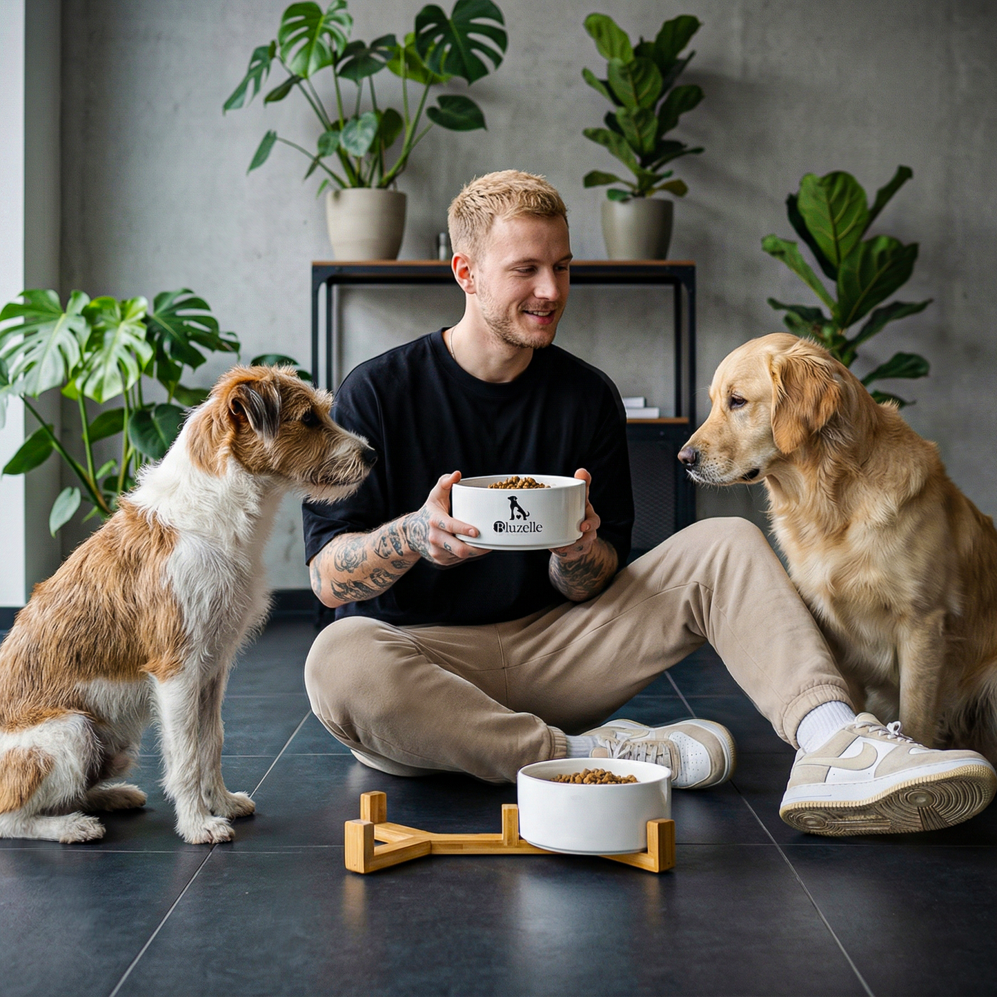 Bluzelle Balance Bowl Hundenapf 2-in-1 XXL 850ml