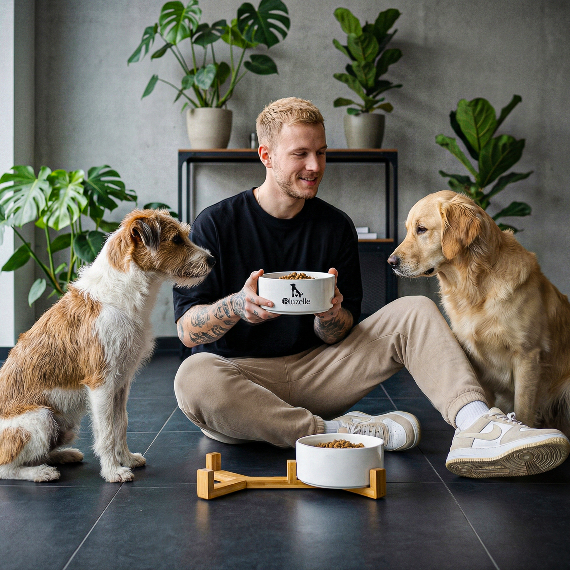 Bluzelle Balance Bowl Hundenapf 2-in-1 XXL 850ml