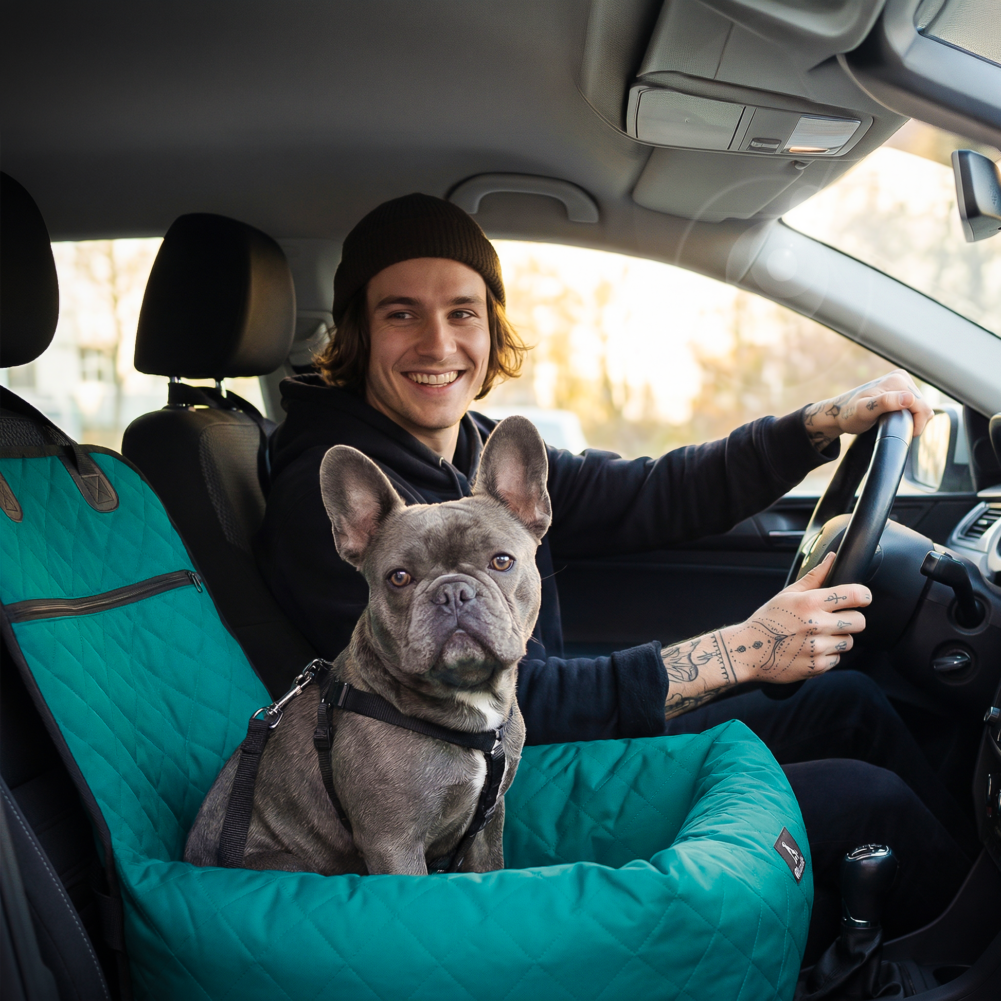 Bluzelle TravelBuddy Hunde Autositz – Sicherheit & Komfort für unterwegs