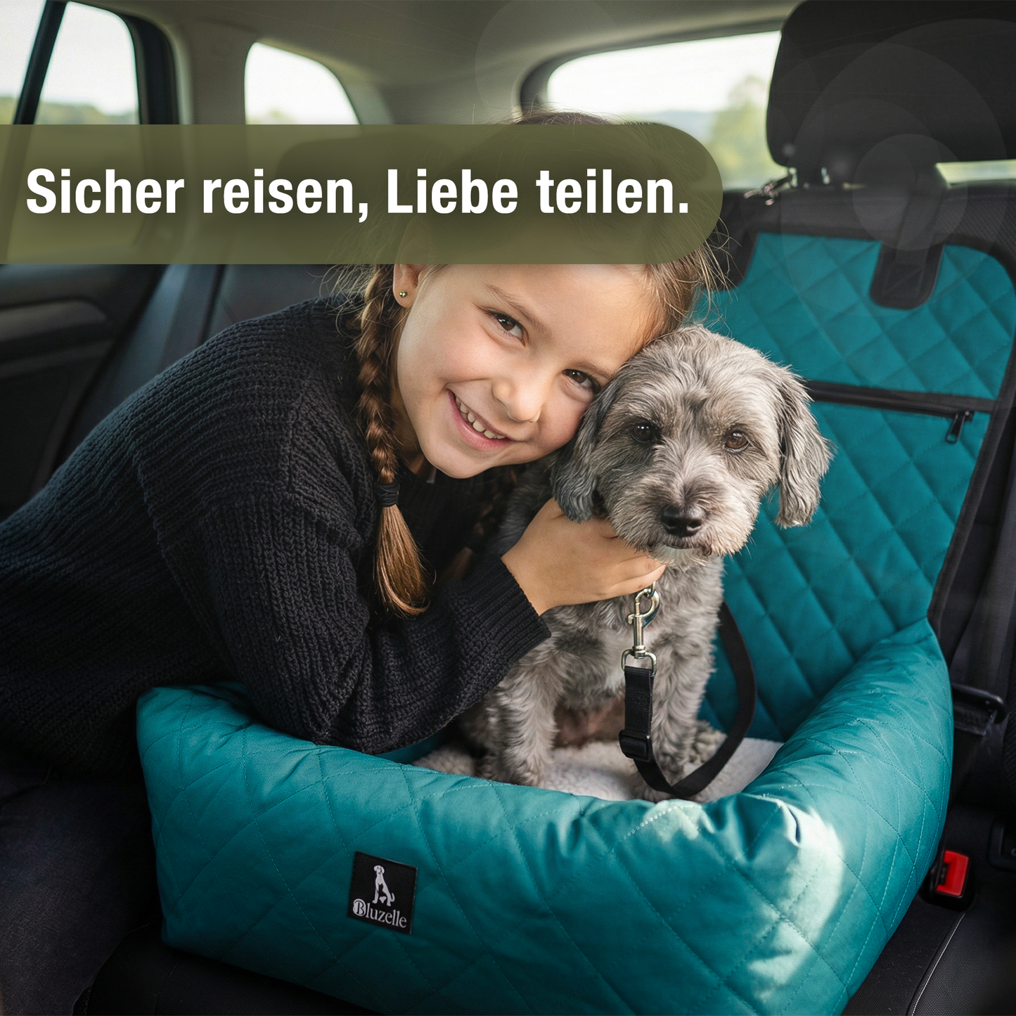 Bluzelle TravelBuddy Hunde Autositz – Sicherheit & Komfort für unterwegs