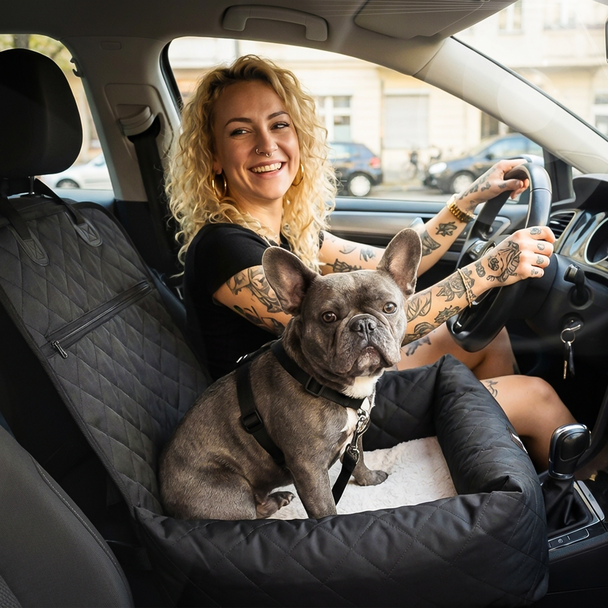 Bluzelle TravelBuddy Hunde Autositz – Sicherheit & Komfort für unterwegs