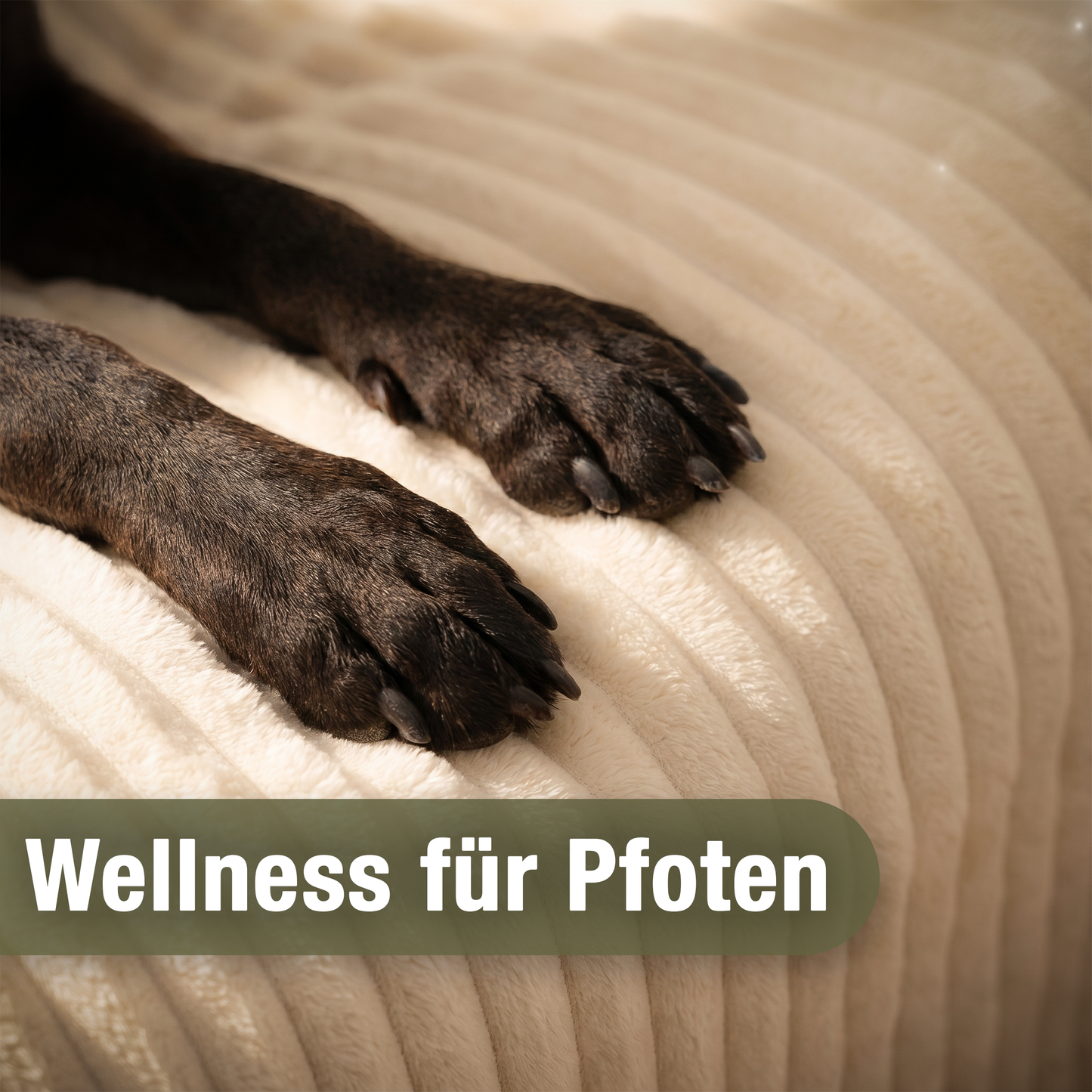 Bluzelle VelvetPaw Sofaschutz Hundebett – Wasserfeste Couchauflage in Cordoptik