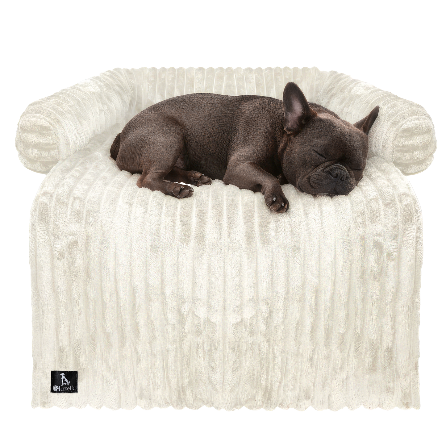 Bluzelle VelvetPaw Sofaschutz Hundebett – Wasserfeste Couchauflage in Cordoptik