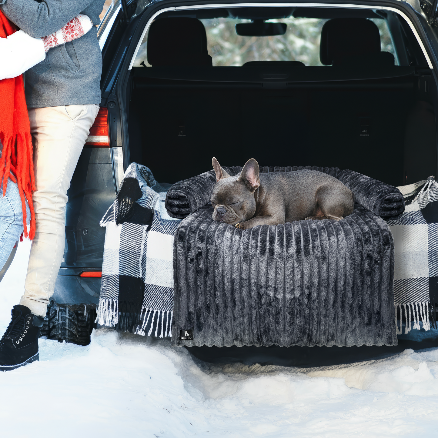 Bluzelle VelvetPaw Sofaschutz Hundebett – Wasserdichte Couchauflage in Cordoptik für kleine & mittelgroße Hunde, waschbar & rutschfest