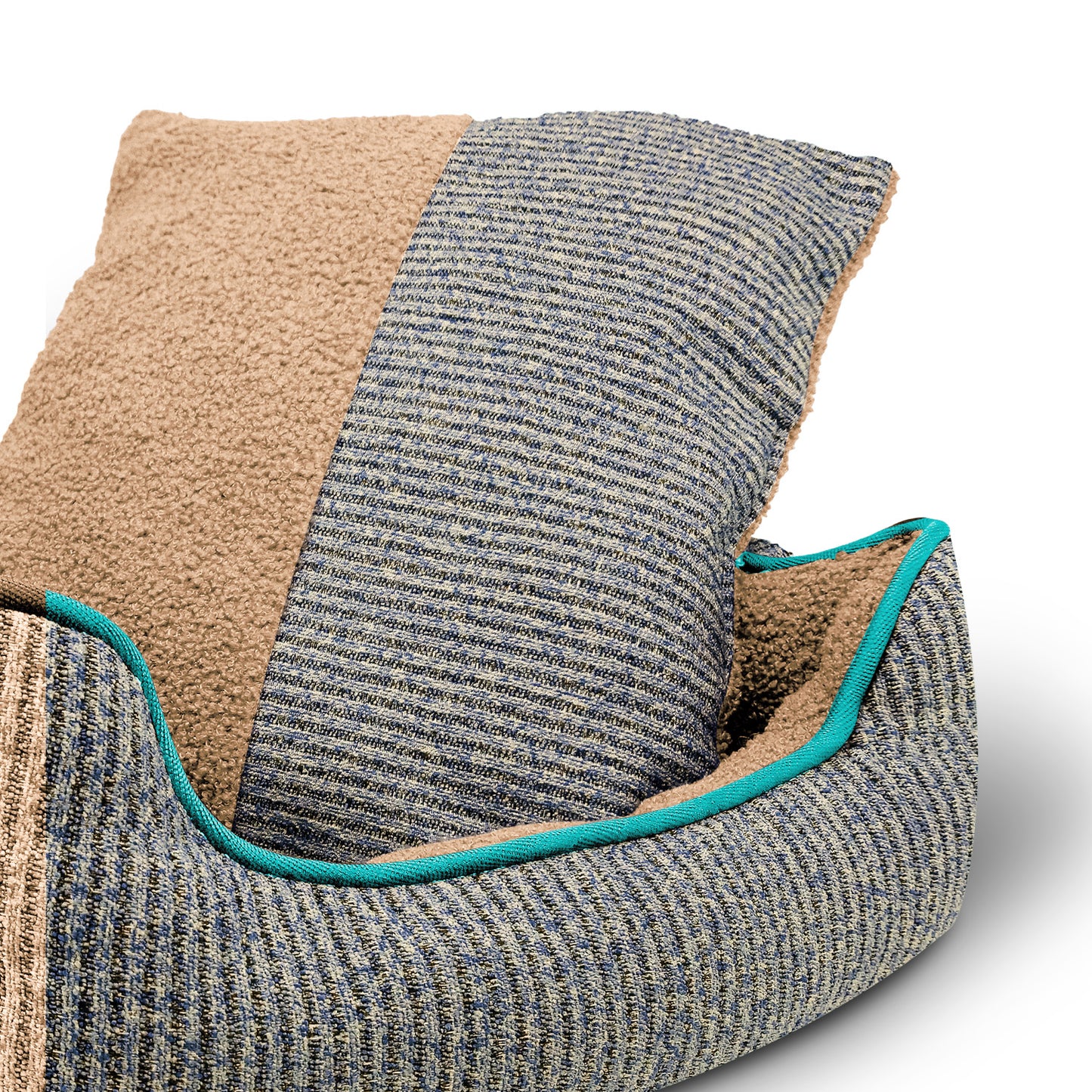 Bluzelle TeddyLounge Hundebett mit Teddyfell – Komfort & Stil für Haustiere