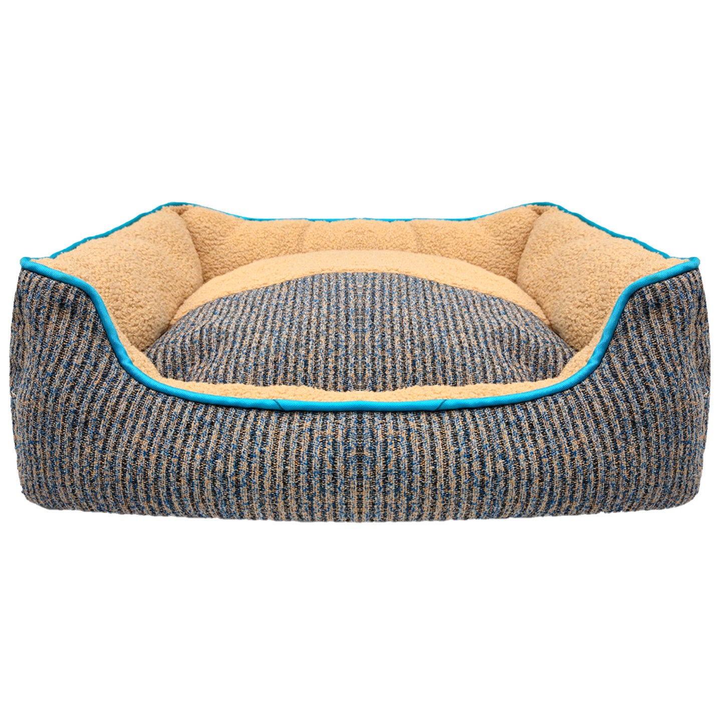 Bluzelle TeddyLounge Hundebett mit Teddyfell – Komfort & Stil für Haustiere