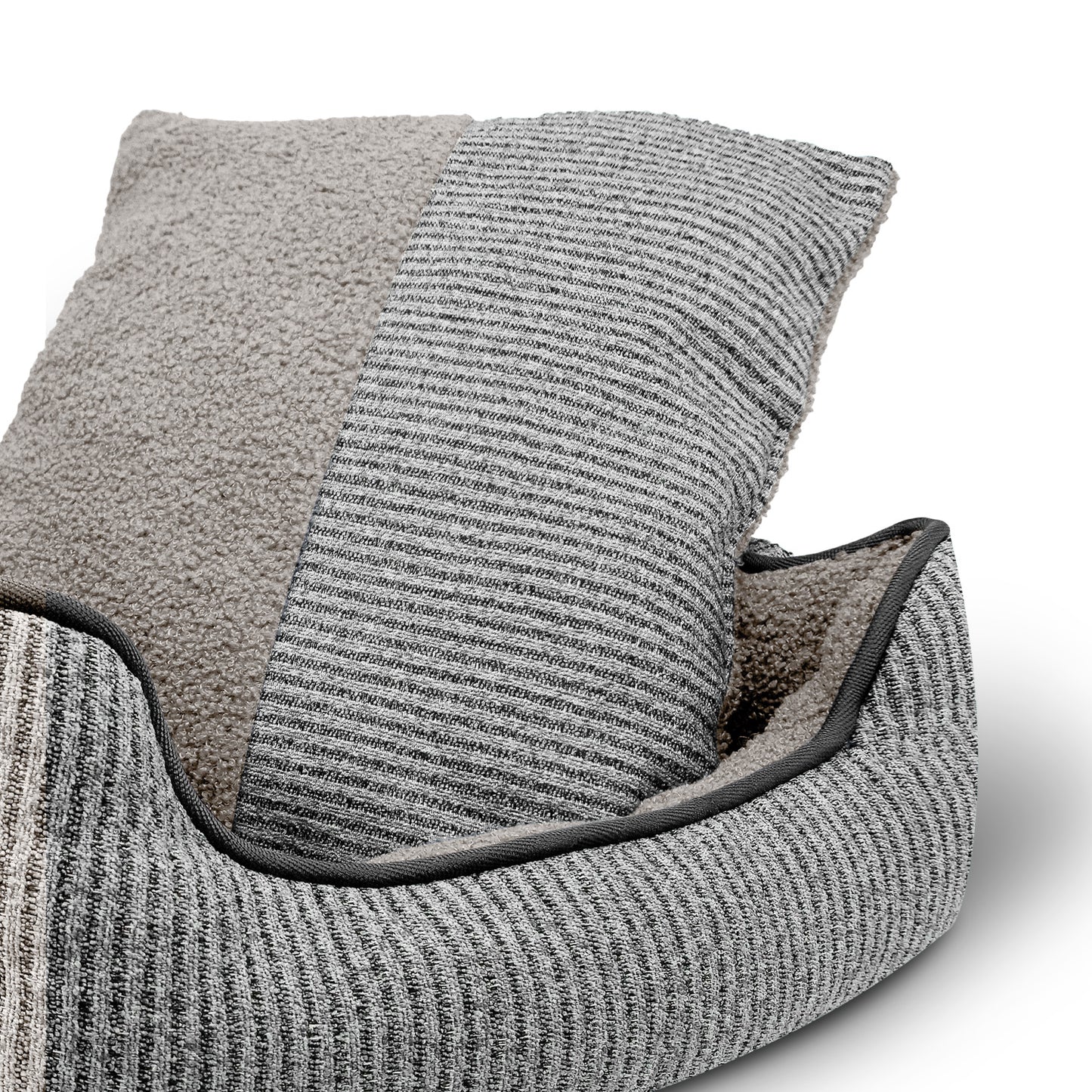 Bluzelle TeddyLounge Hundebett mit Teddyfell – Komfort & Stil für Haustiere