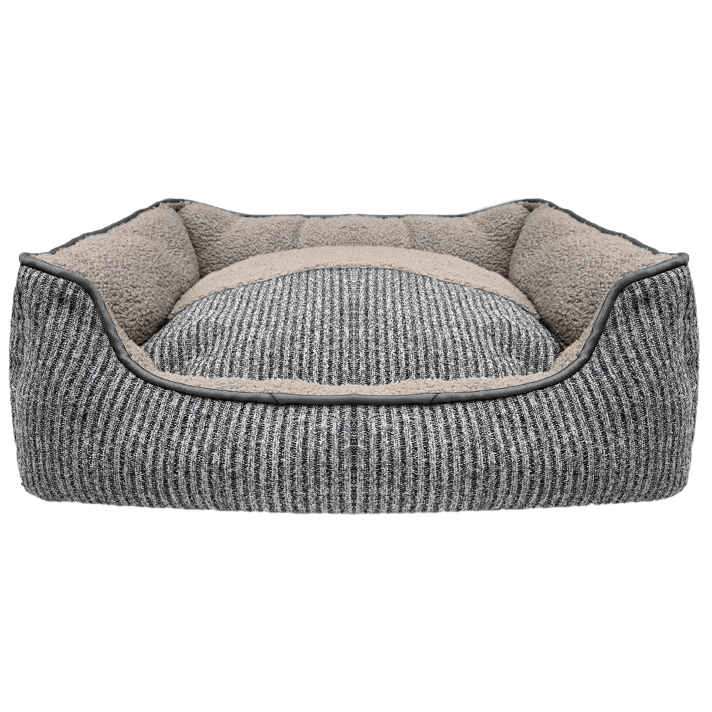 Bluzelle TeddyLounge Hundebett mit Teddyfell – Komfort & Stil für Haustiere