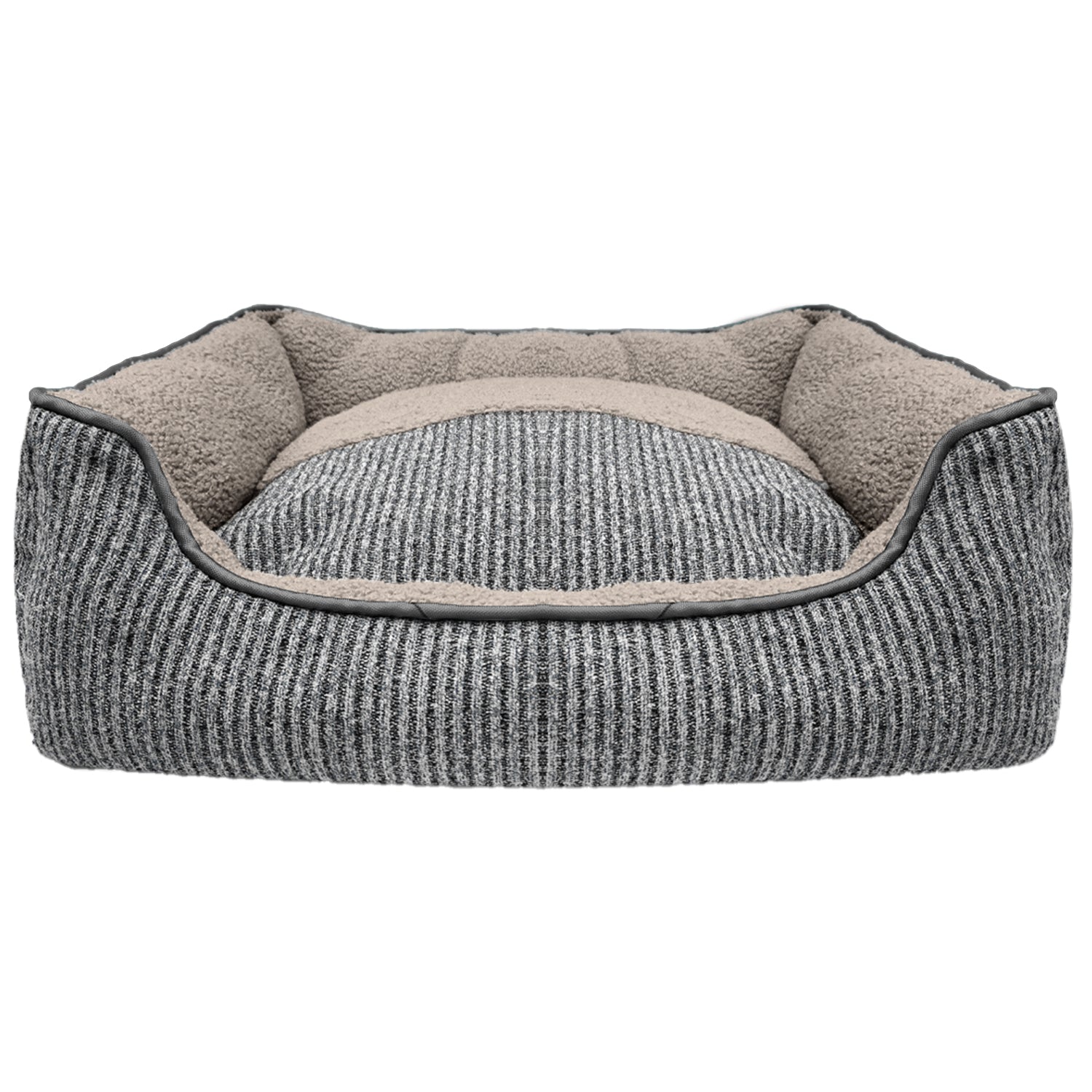 Bluzelle TeddyLounge Hundebett mit Teddyfell – Komfort & Stil für Haustiere