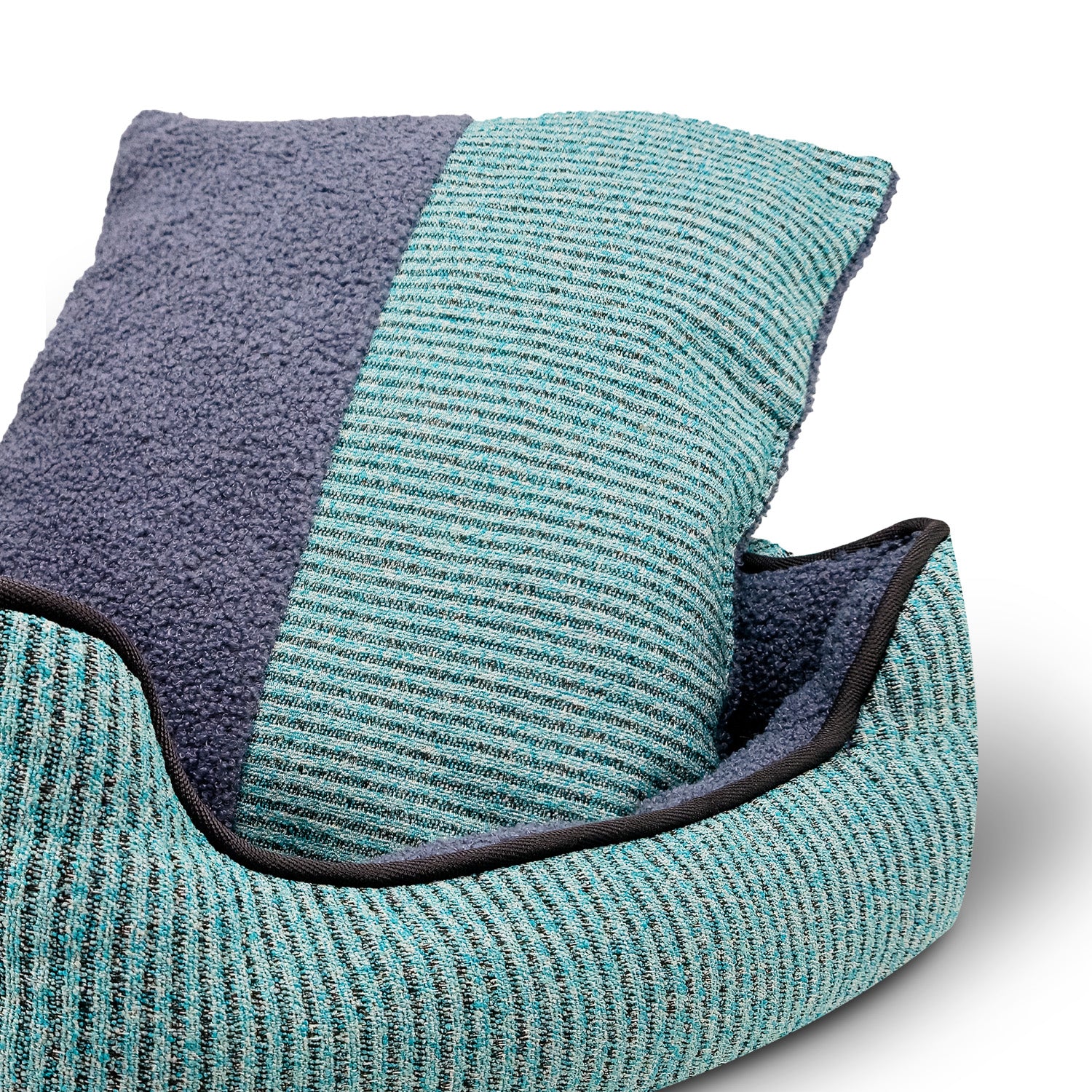 Bluzelle TeddyLounge Hundebett mit Teddyfell – Komfort & Stil für Haustiere