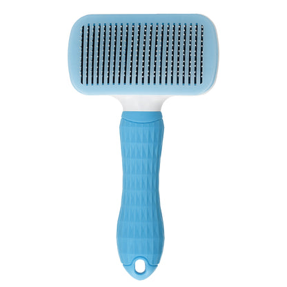 Bluzelle PetClean Tierpflegebürste – Selbstreinigende Bürste für Hunde, Katzen & mehr